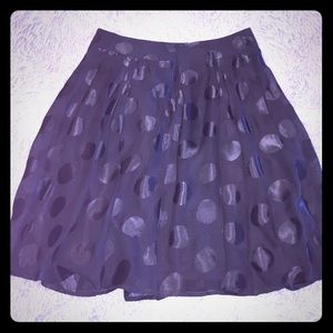 DKNY Adorable Black Dot Skirt